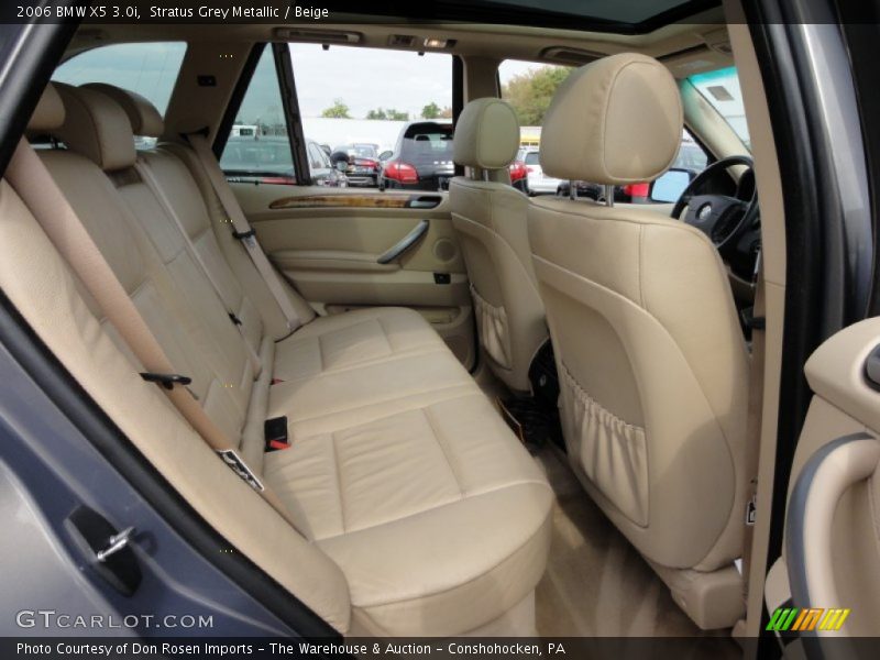 Stratus Grey Metallic / Beige 2006 BMW X5 3.0i