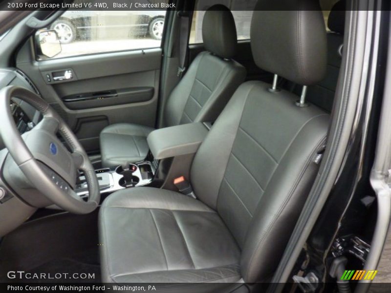 Black / Charcoal Black 2010 Ford Escape Limited V6 4WD