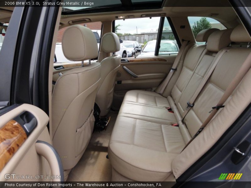 Stratus Grey Metallic / Beige 2006 BMW X5 3.0i