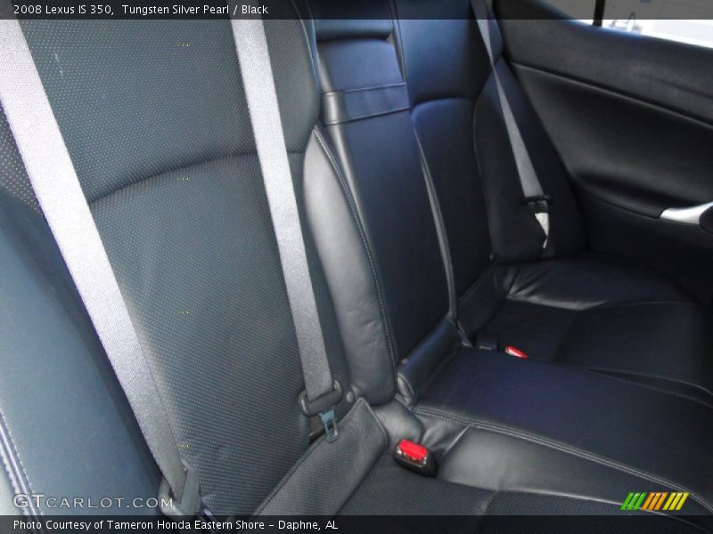 Tungsten Silver Pearl / Black 2008 Lexus IS 350