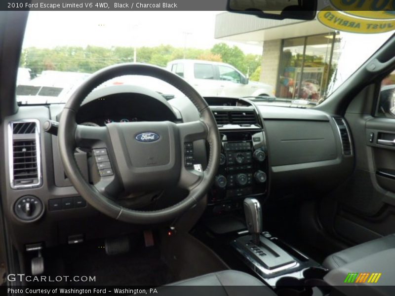 Black / Charcoal Black 2010 Ford Escape Limited V6 4WD