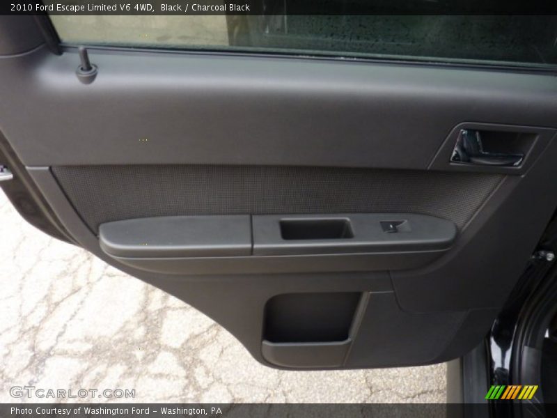 Black / Charcoal Black 2010 Ford Escape Limited V6 4WD