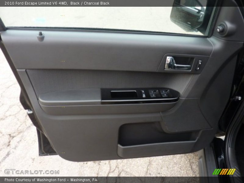 Black / Charcoal Black 2010 Ford Escape Limited V6 4WD