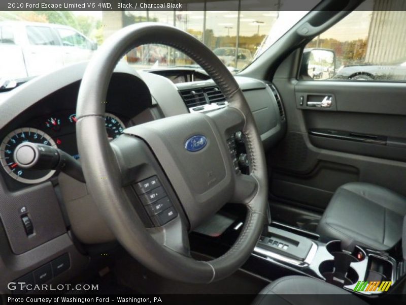 Black / Charcoal Black 2010 Ford Escape Limited V6 4WD