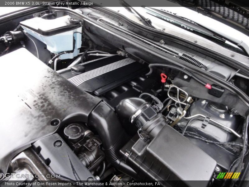 Stratus Grey Metallic / Beige 2006 BMW X5 3.0i