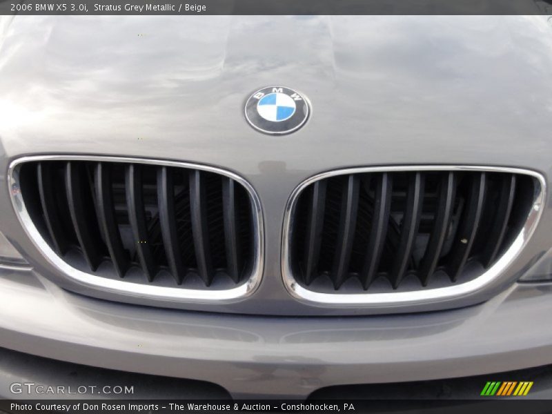 Stratus Grey Metallic / Beige 2006 BMW X5 3.0i
