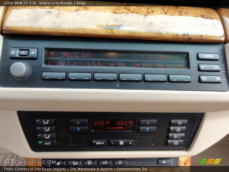 Stratus Grey Metallic / Beige 2006 BMW X5 3.0i