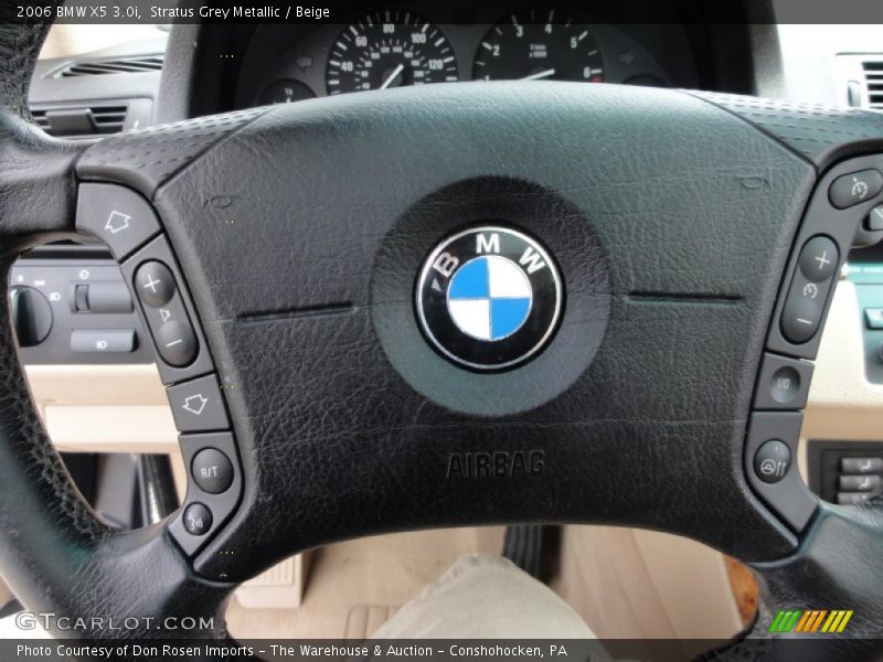 Stratus Grey Metallic / Beige 2006 BMW X5 3.0i