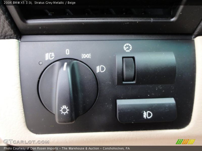 Stratus Grey Metallic / Beige 2006 BMW X5 3.0i