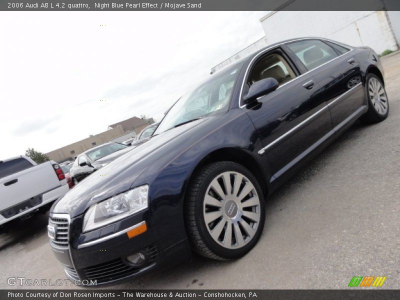 Night Blue Pearl Effect / Mojave Sand 2006 Audi A8 L 4.2 quattro