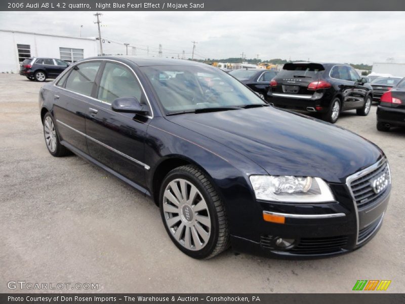 Night Blue Pearl Effect / Mojave Sand 2006 Audi A8 L 4.2 quattro