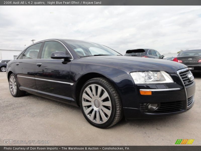 Night Blue Pearl Effect / Mojave Sand 2006 Audi A8 L 4.2 quattro