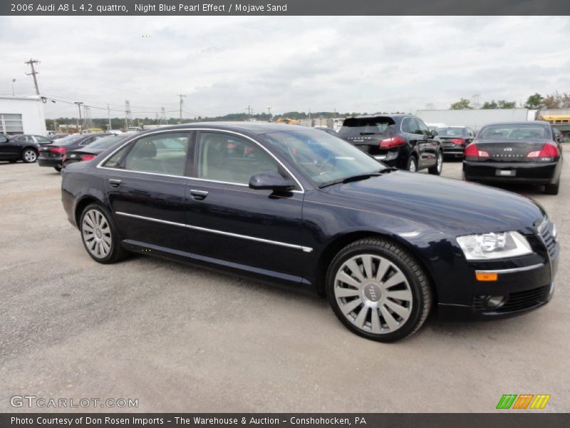 Night Blue Pearl Effect / Mojave Sand 2006 Audi A8 L 4.2 quattro