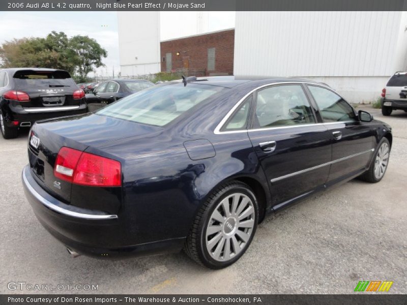Night Blue Pearl Effect / Mojave Sand 2006 Audi A8 L 4.2 quattro