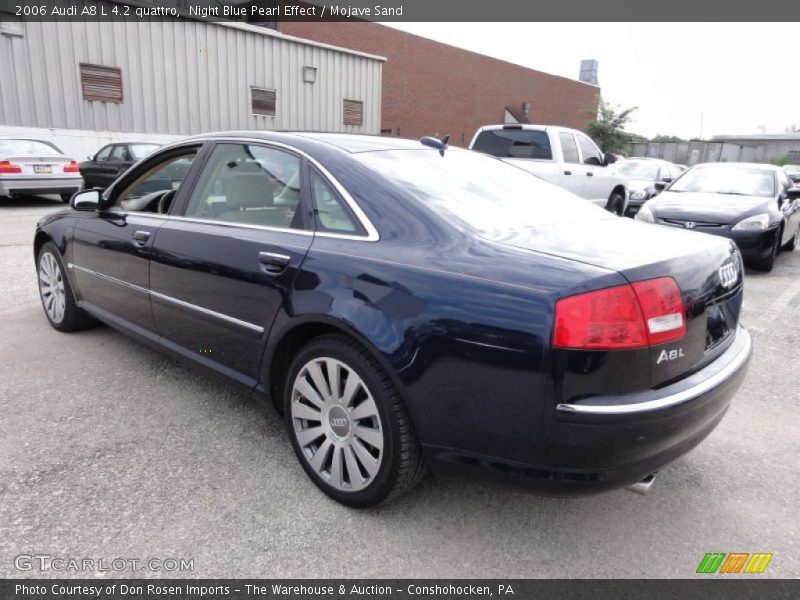 Night Blue Pearl Effect / Mojave Sand 2006 Audi A8 L 4.2 quattro