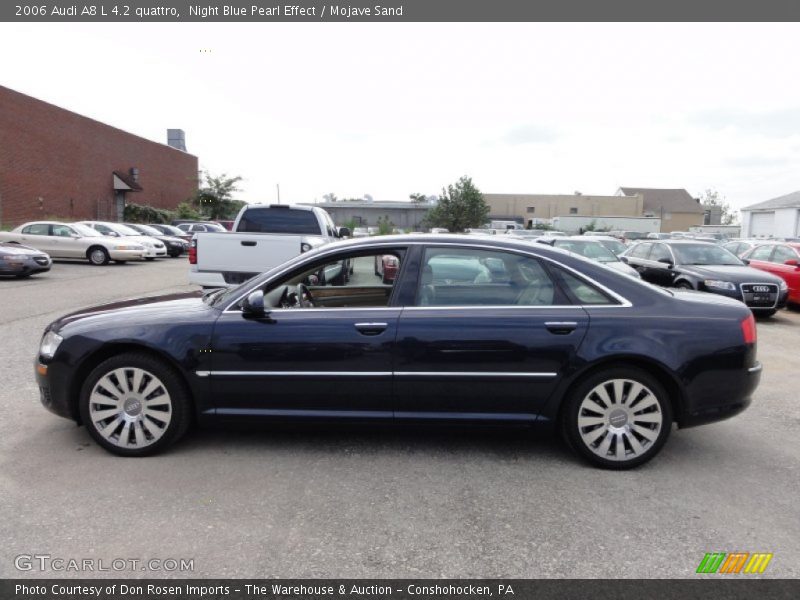 Night Blue Pearl Effect / Mojave Sand 2006 Audi A8 L 4.2 quattro