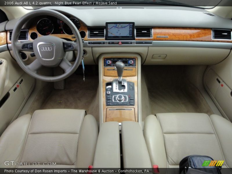 Night Blue Pearl Effect / Mojave Sand 2006 Audi A8 L 4.2 quattro