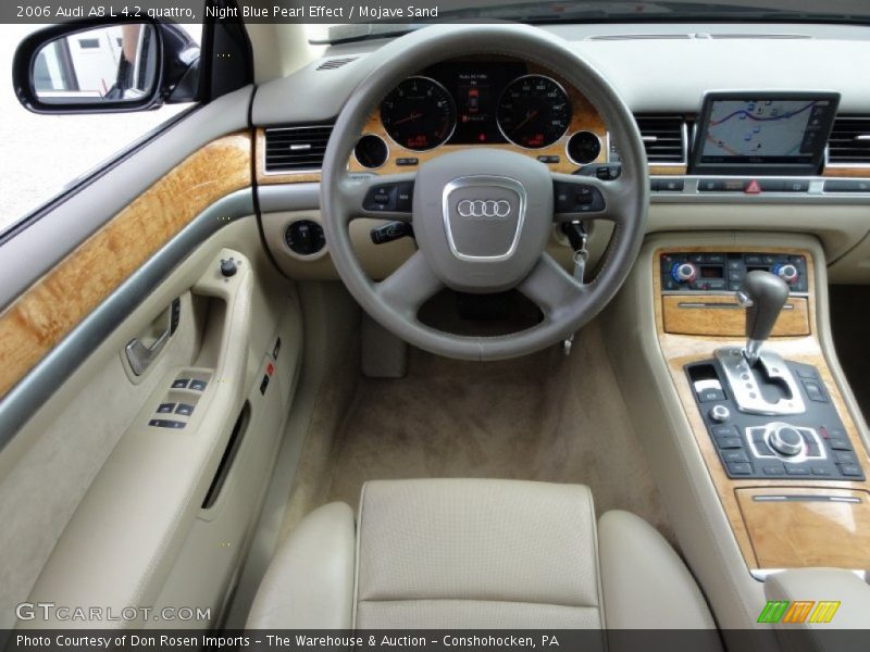 Night Blue Pearl Effect / Mojave Sand 2006 Audi A8 L 4.2 quattro