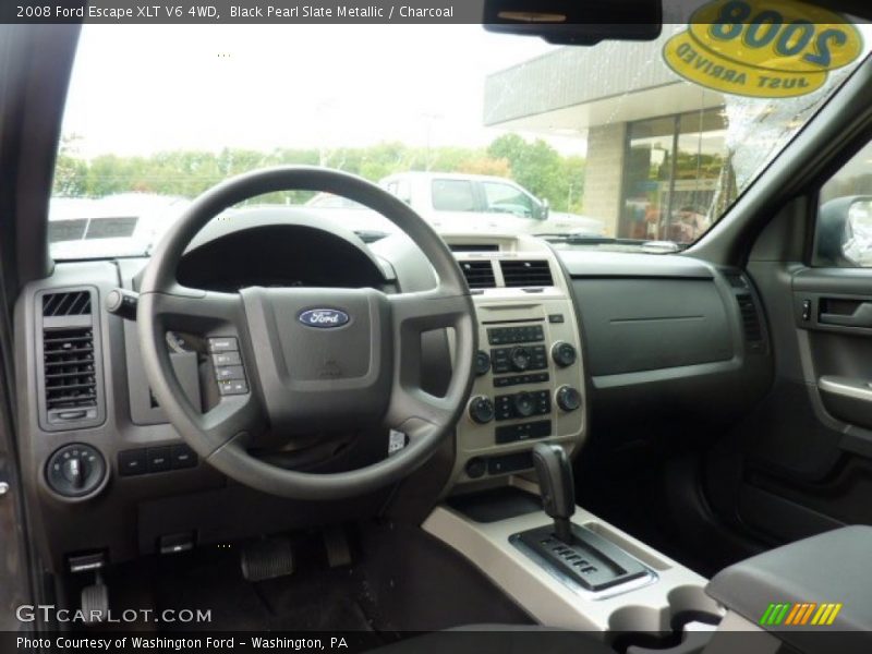 Black Pearl Slate Metallic / Charcoal 2008 Ford Escape XLT V6 4WD