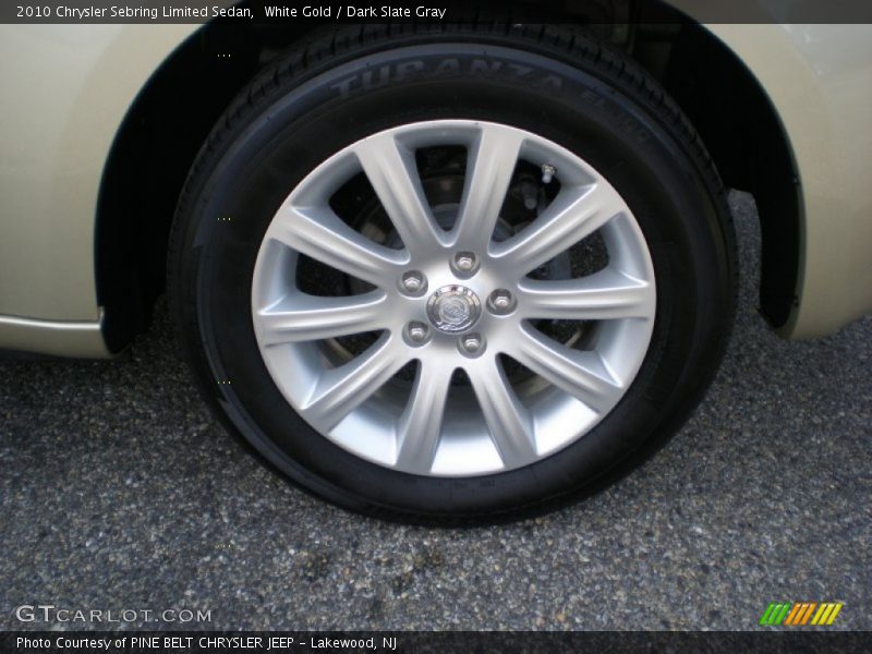 White Gold / Dark Slate Gray 2010 Chrysler Sebring Limited Sedan
