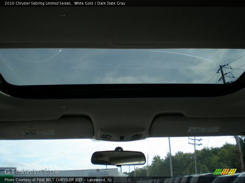 White Gold / Dark Slate Gray 2010 Chrysler Sebring Limited Sedan