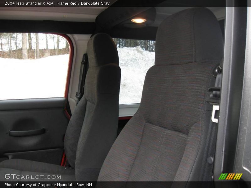 Flame Red / Dark Slate Gray 2004 Jeep Wrangler X 4x4