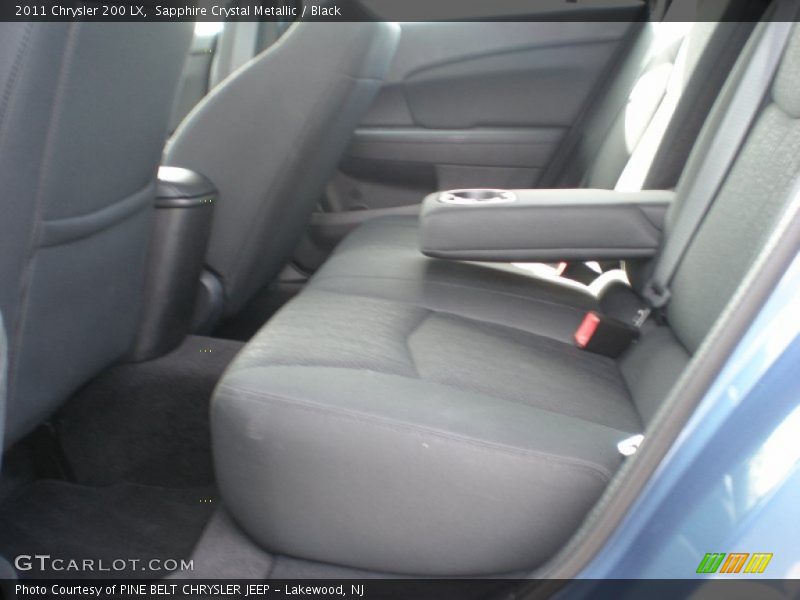 Sapphire Crystal Metallic / Black 2011 Chrysler 200 LX