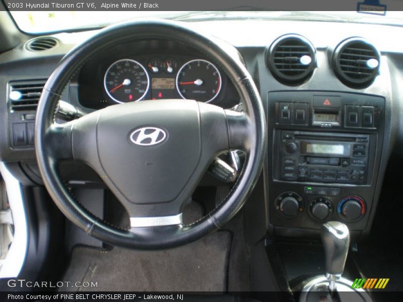 Dashboard of 2003 Tiburon GT V6