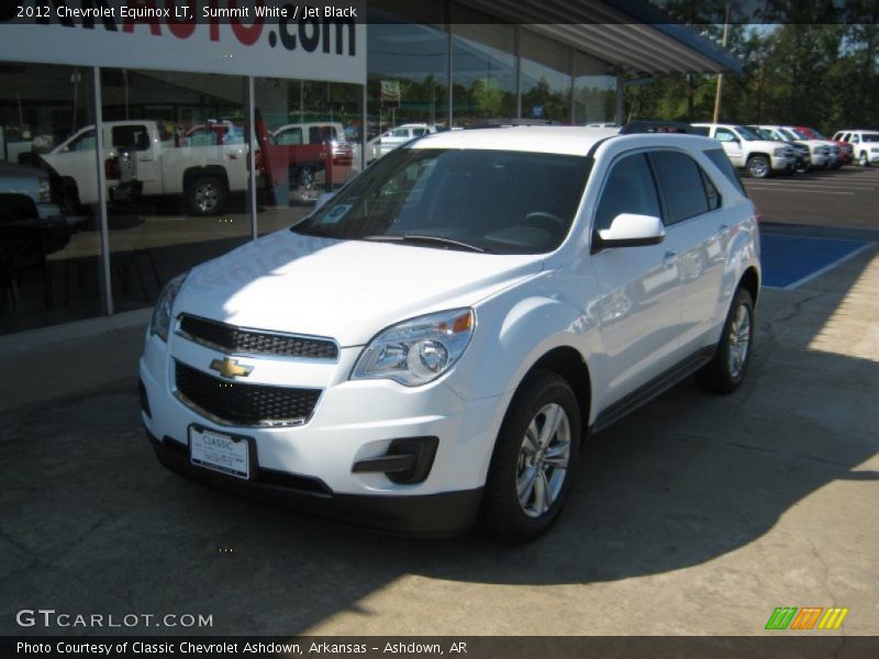 Summit White / Jet Black 2012 Chevrolet Equinox LT