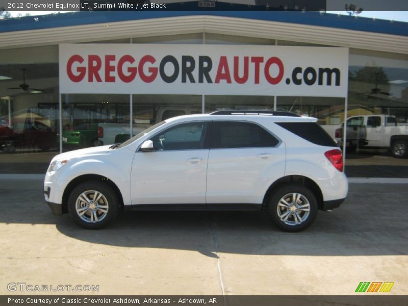 Summit White / Jet Black 2012 Chevrolet Equinox LT