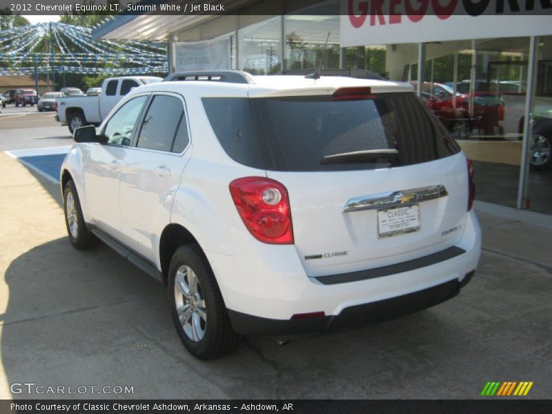 Summit White / Jet Black 2012 Chevrolet Equinox LT