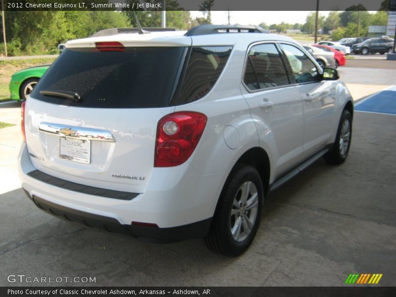 Summit White / Jet Black 2012 Chevrolet Equinox LT