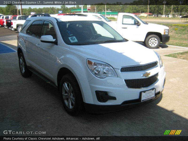 Summit White / Jet Black 2012 Chevrolet Equinox LT