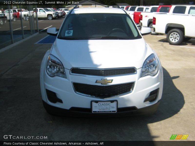 Summit White / Jet Black 2012 Chevrolet Equinox LT