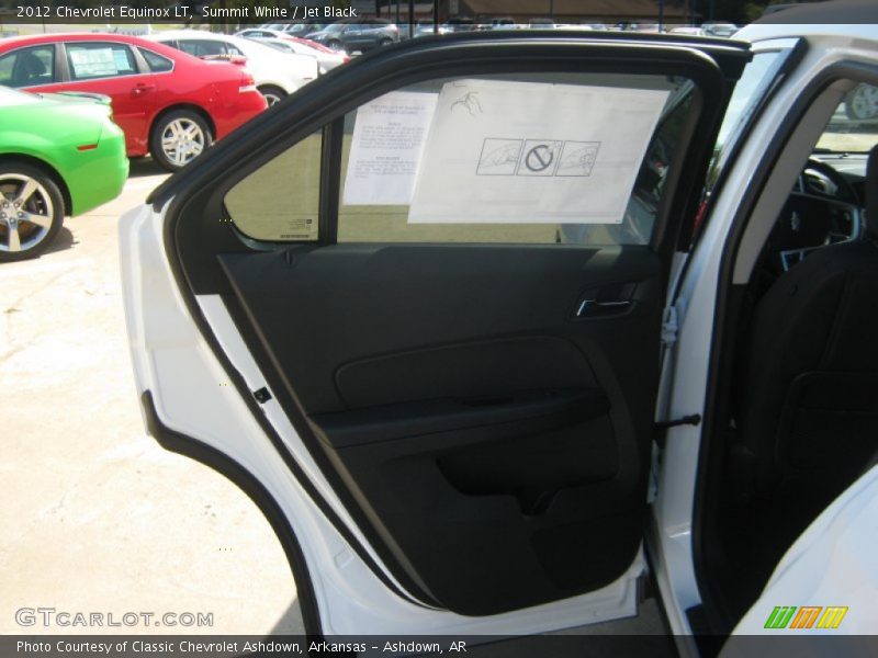 Summit White / Jet Black 2012 Chevrolet Equinox LT
