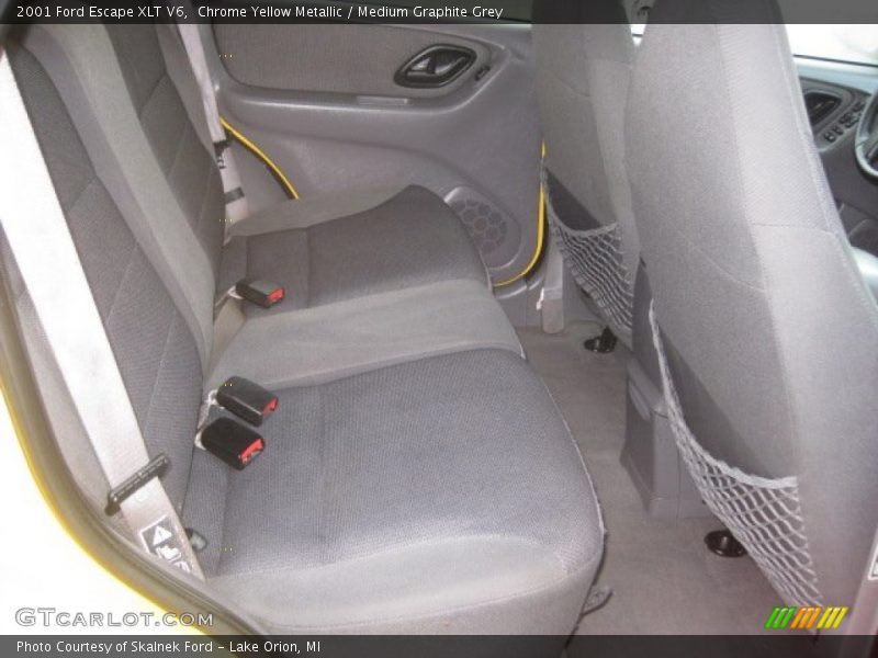 Chrome Yellow Metallic / Medium Graphite Grey 2001 Ford Escape XLT V6