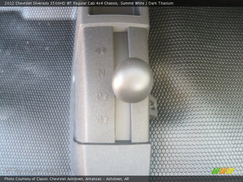 Summit White / Dark Titanium 2012 Chevrolet Silverado 3500HD WT Regular Cab 4x4 Chassis
