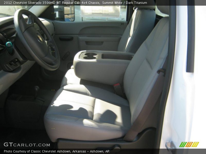 Summit White / Dark Titanium 2012 Chevrolet Silverado 3500HD WT Regular Cab 4x4 Chassis