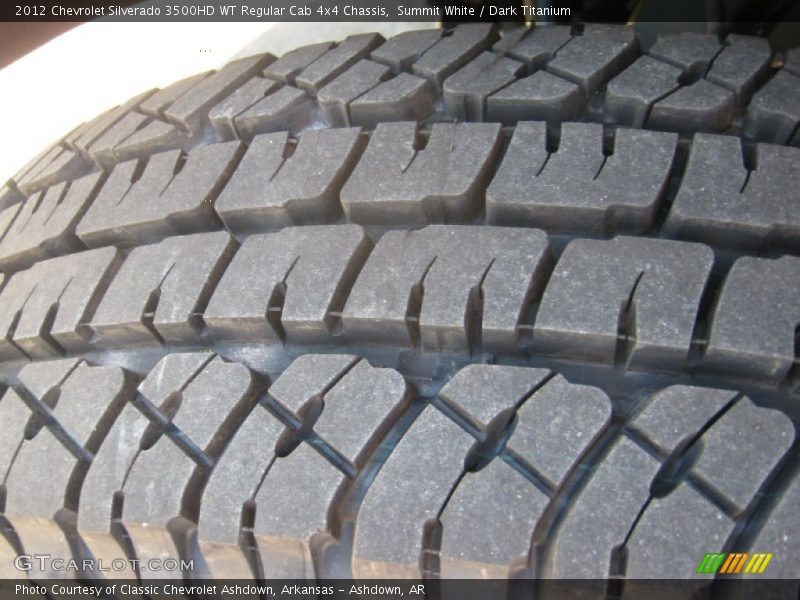 Summit White / Dark Titanium 2012 Chevrolet Silverado 3500HD WT Regular Cab 4x4 Chassis