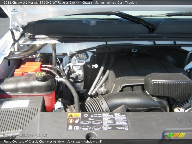 Summit White / Dark Titanium 2012 Chevrolet Silverado 3500HD WT Regular Cab 4x4 Chassis