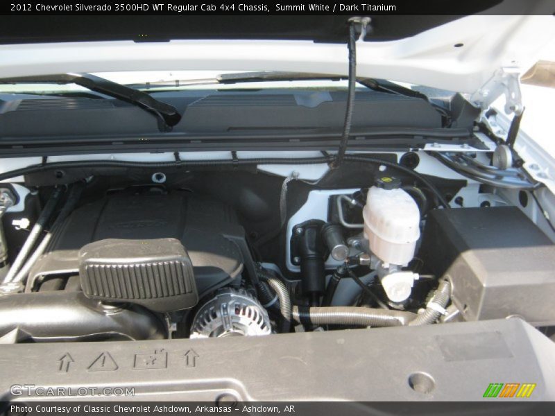 Summit White / Dark Titanium 2012 Chevrolet Silverado 3500HD WT Regular Cab 4x4 Chassis