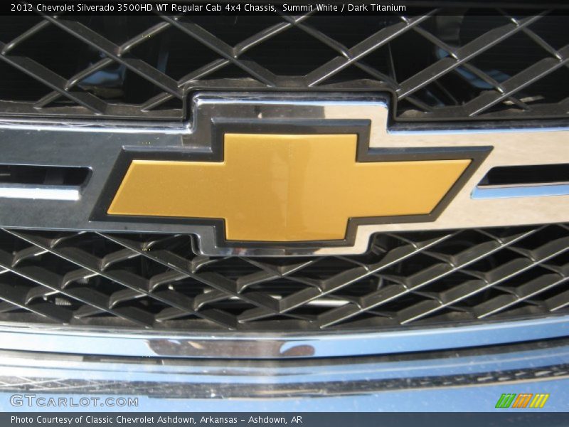 Summit White / Dark Titanium 2012 Chevrolet Silverado 3500HD WT Regular Cab 4x4 Chassis