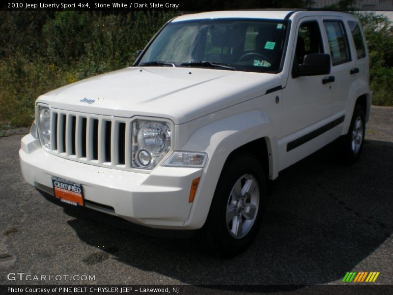 Stone White / Dark Slate Gray 2010 Jeep Liberty Sport 4x4