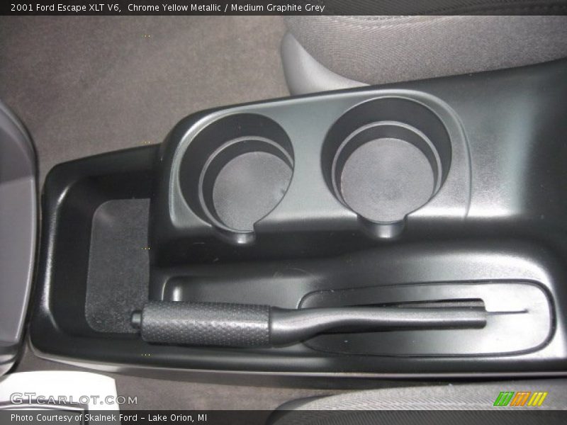 Chrome Yellow Metallic / Medium Graphite Grey 2001 Ford Escape XLT V6
