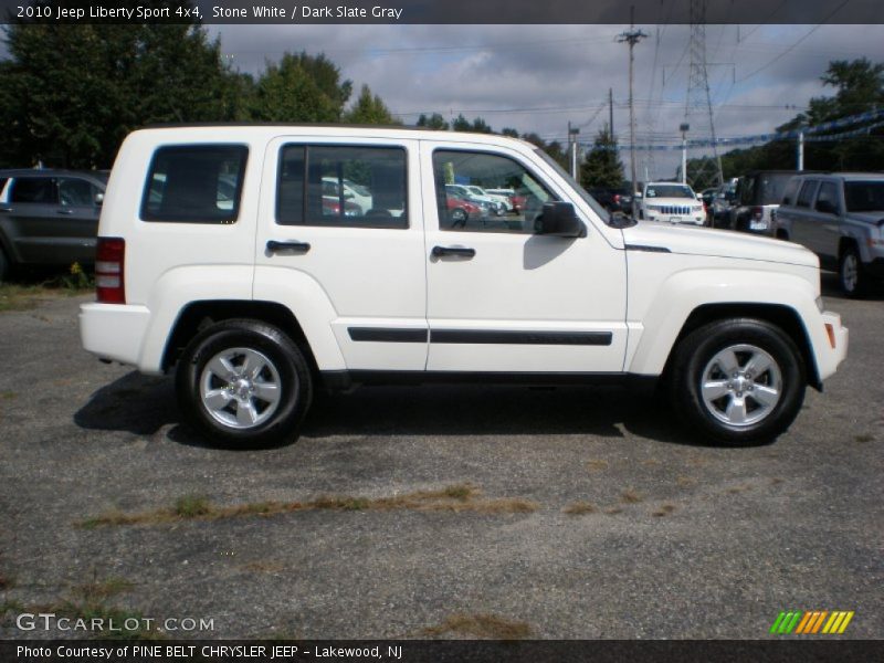 Stone White / Dark Slate Gray 2010 Jeep Liberty Sport 4x4