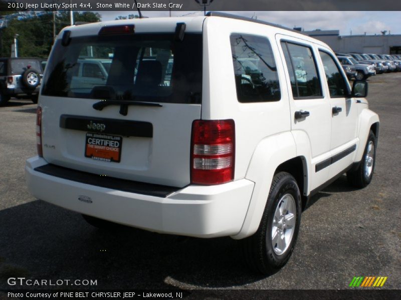 Stone White / Dark Slate Gray 2010 Jeep Liberty Sport 4x4