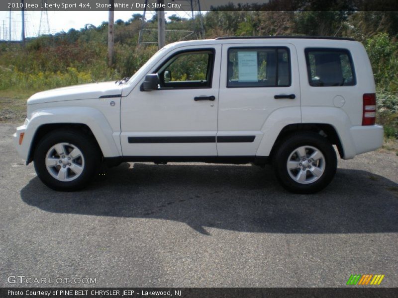 Stone White / Dark Slate Gray 2010 Jeep Liberty Sport 4x4