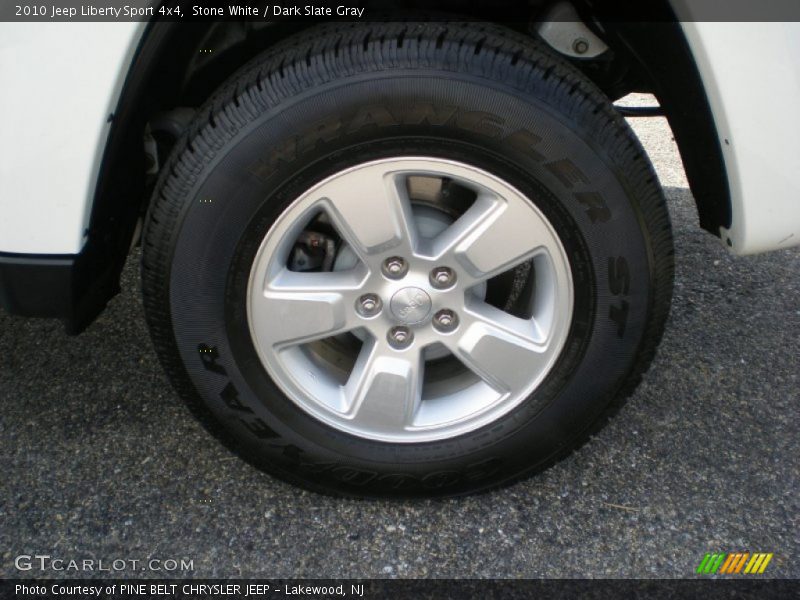 Stone White / Dark Slate Gray 2010 Jeep Liberty Sport 4x4