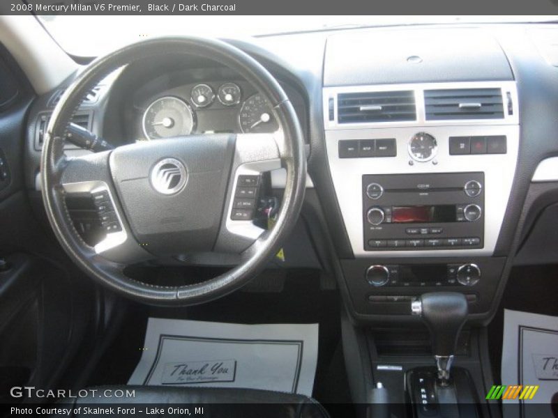 Black / Dark Charcoal 2008 Mercury Milan V6 Premier