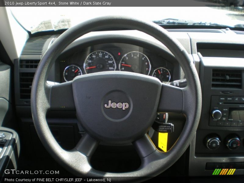 Stone White / Dark Slate Gray 2010 Jeep Liberty Sport 4x4